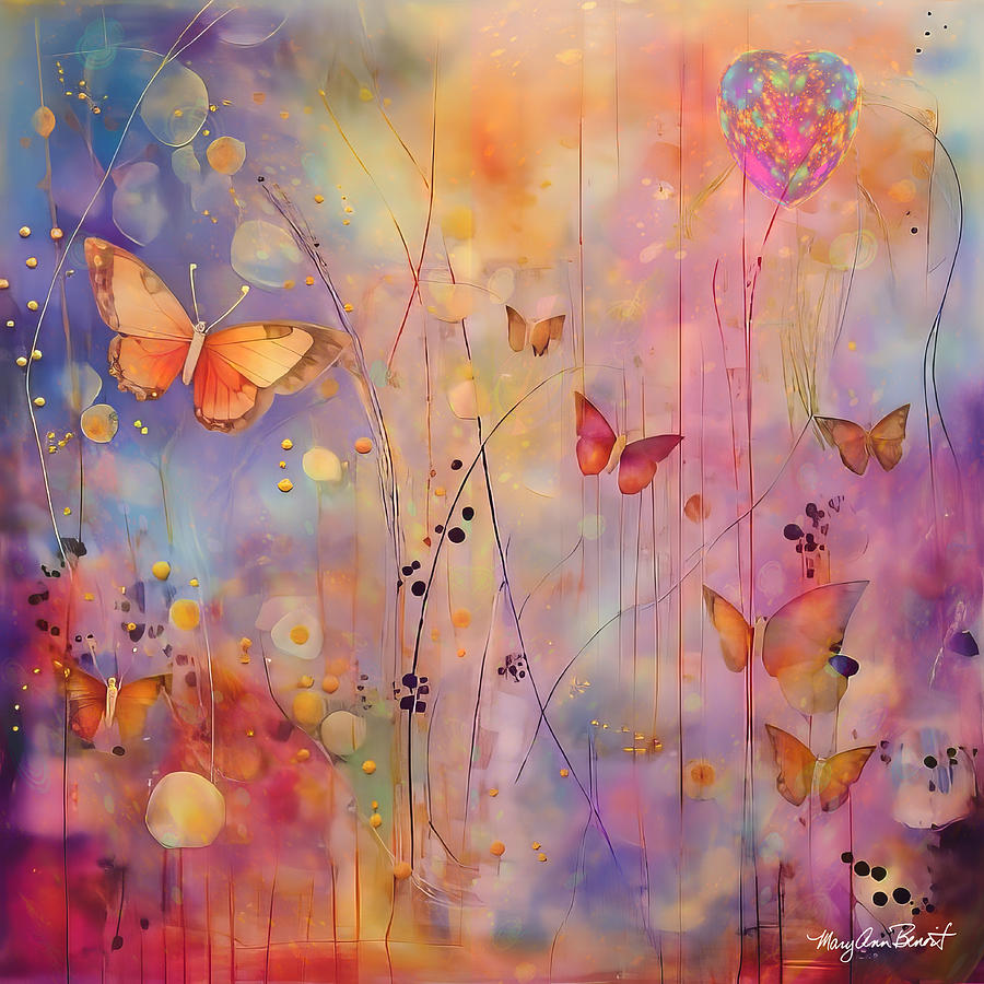 Butterfly Medicine Digital Art by Mary Ann Benoit