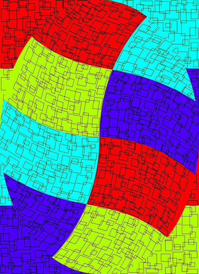 Abstract Digital Art - Joy Of Color 10 by Will Borden