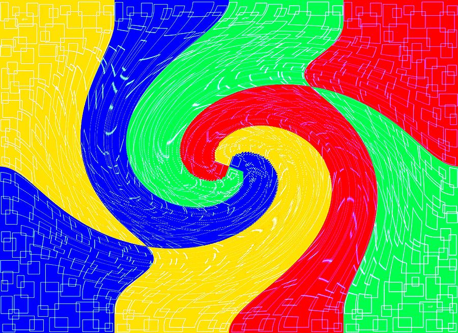 Joy Of Color 9 Digital Art by Will Borden