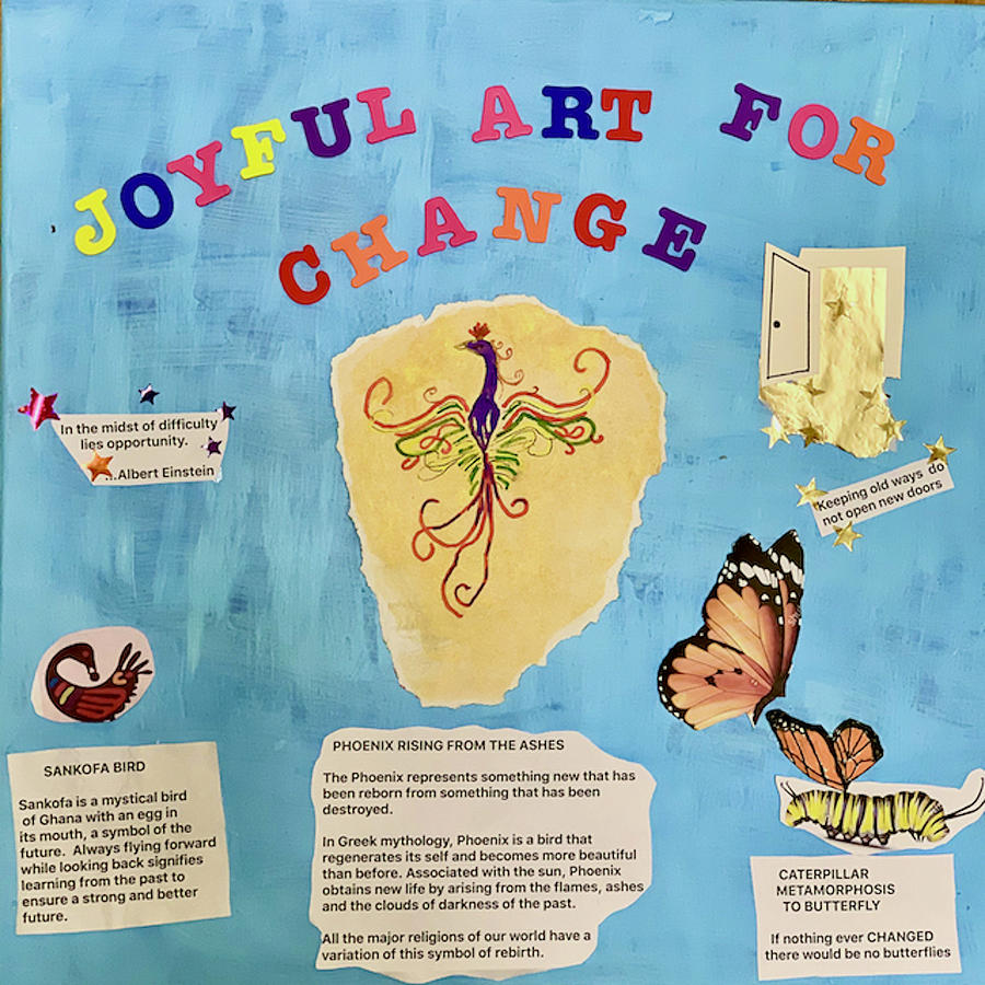 Joyful Art For Change Vignettes Mixed Media by Kenlynn Schroeder
