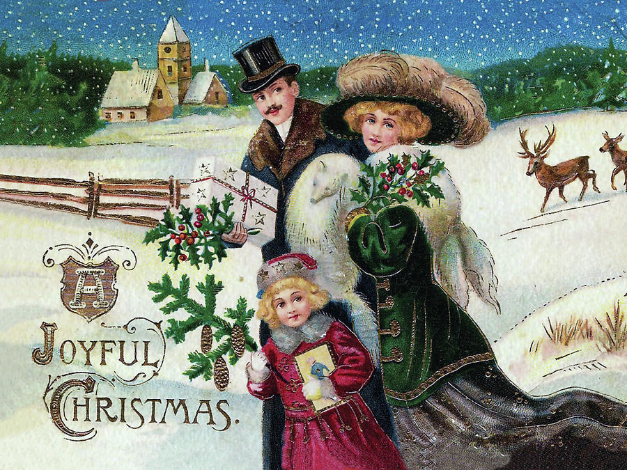 Joyful Christmas Digital Art by Long Shot