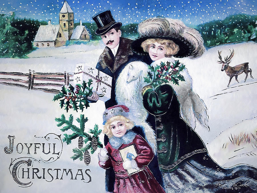 Joyful Christmas Digital Art by Pennie McCracken