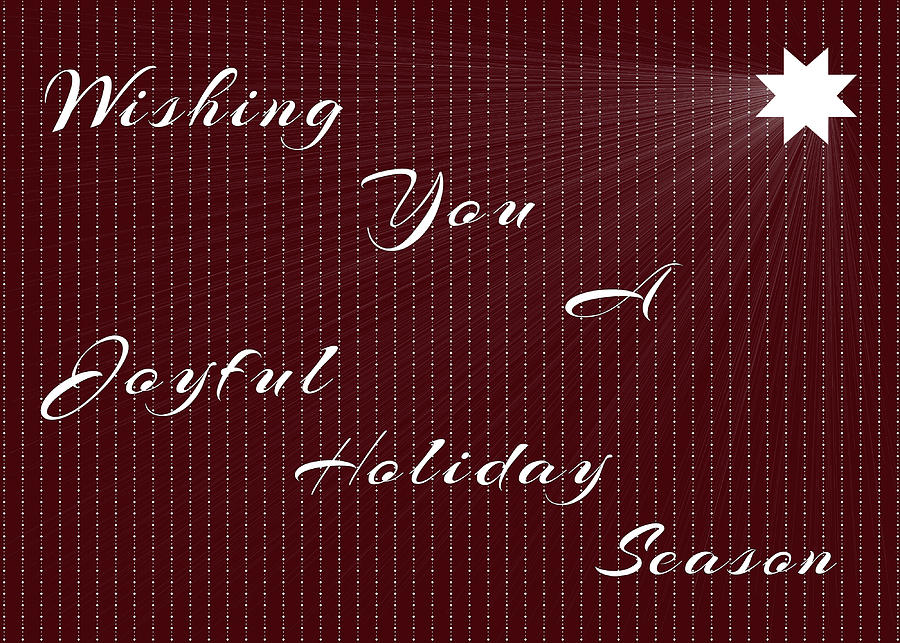 Joyful Holiday Wish Digital Art by Kathy K McClellan