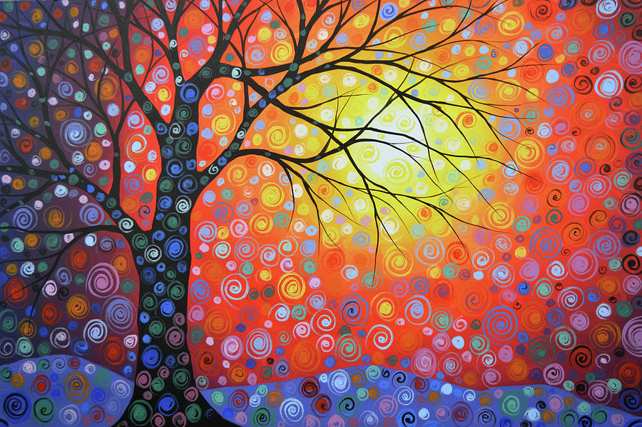 Joyous Sky Painting by Amy Giacomelli