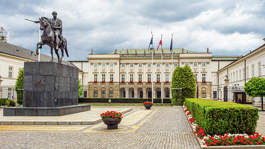 Jozef Poniatowski Monument, Warsaw, Poland Photograph by Mark Llewellyn