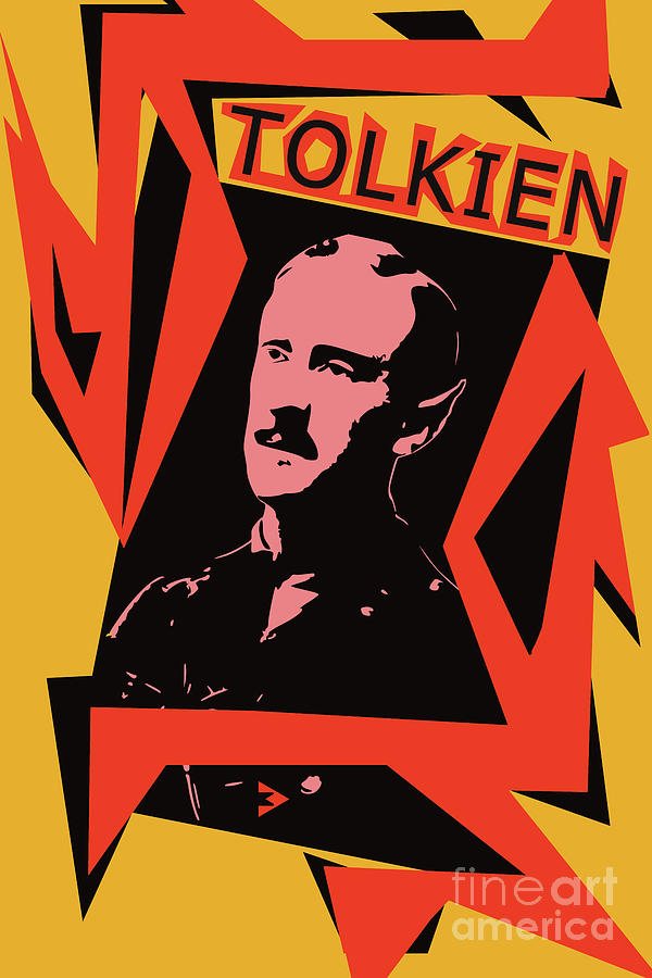 J.R.R. Tolkien Digital Art by Zoran Maslic