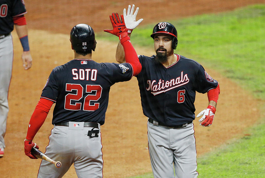 Juan Soto And Anthony Rendon Photograph by Bob Levey Juan Soto And Anthony Rendon Photograph by Bob Levey