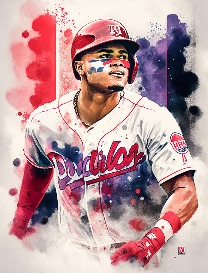 Juan Soto Digital Art by Thuy Dinh Thi - Pixels