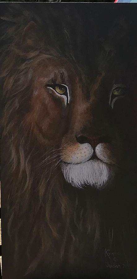 Judah Painting by Katherine Caughey