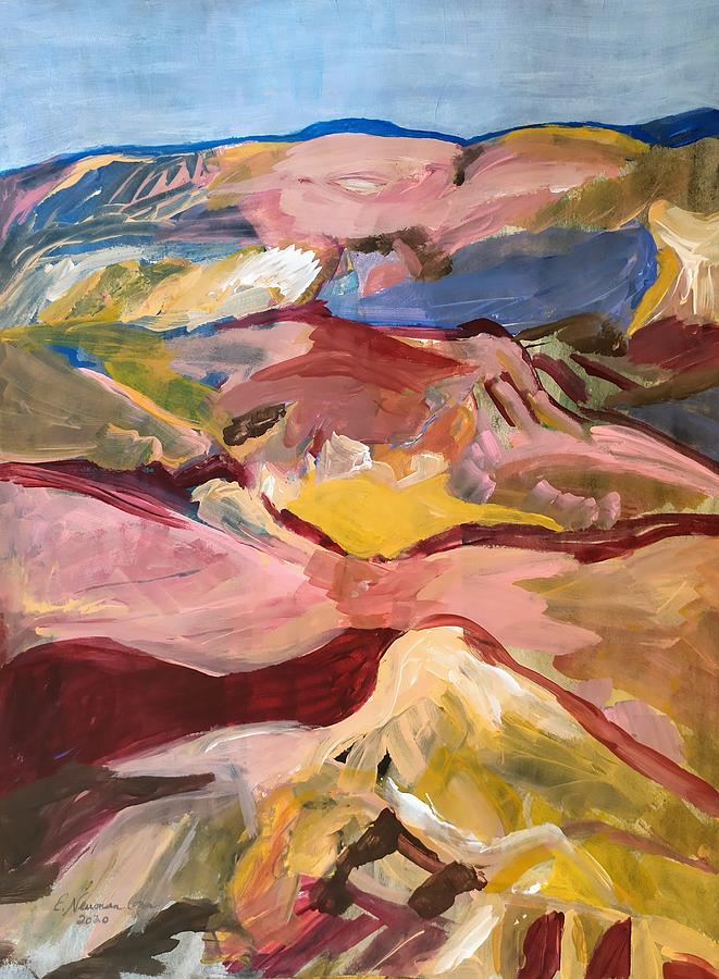Judean Mountain Medley Painting by Esther Newman-Cohen