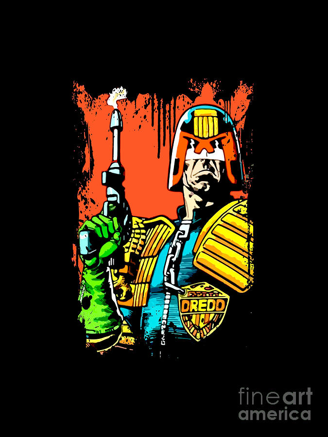 Judge dredd Digital Art by Lusky Gretel - Pixels