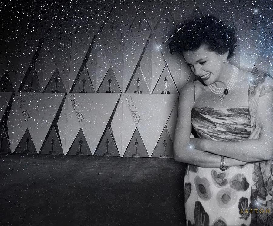 Judy Garland Digital Art - Judi Is Watching by Richard Laeton Judy Garland Digital Art - Judi Is Watching by Richard Laeton