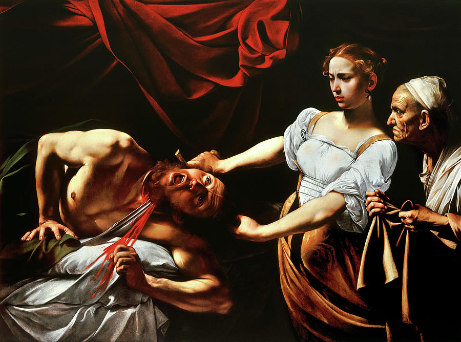 Caravaggio Painting - Judith Beheading Holofernes by Caravaggio