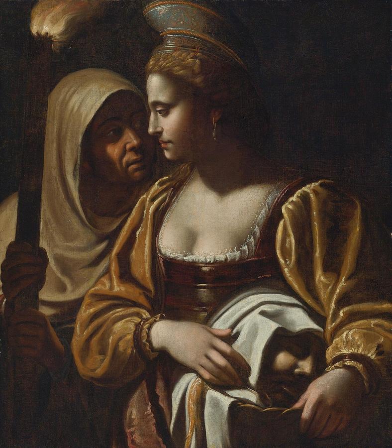 Judith With The Head Of Holofernes Painting by Antiveduto Gramatica ...