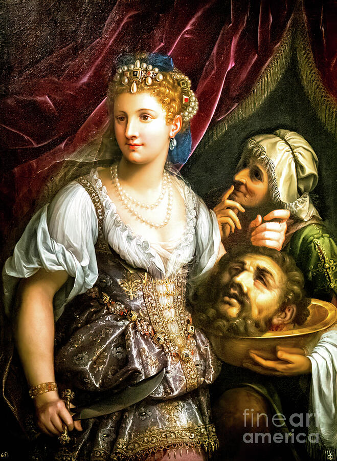 Judith with the Head of Holoferness by Fede Galizia 1601 Painting by Fede Galizia