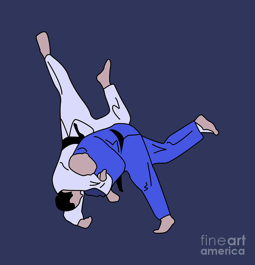 Judo Throws Clipart