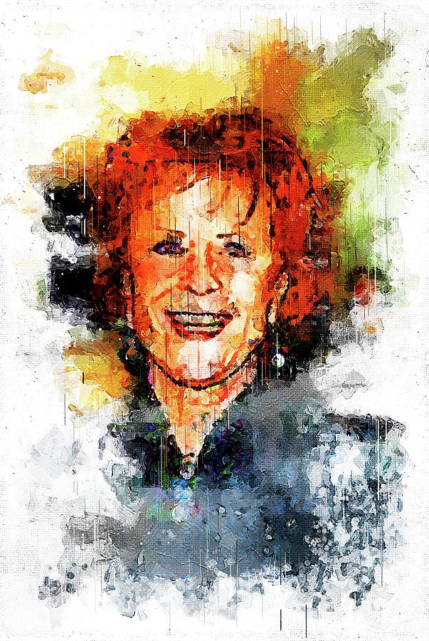 Judy Parfitt Digital Art by Walter Florine | Pixels