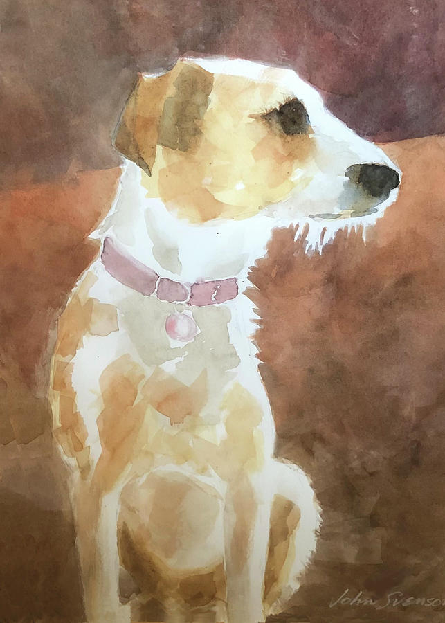 Judys Pup Painting by John Svenson