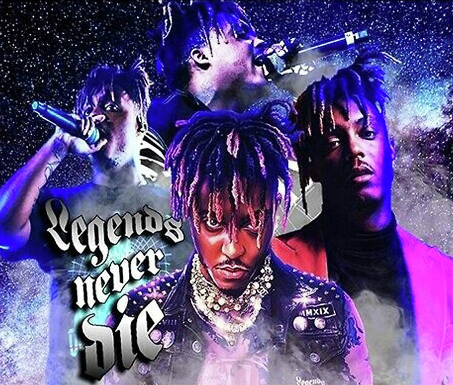 Juice Wrld Legends Never Die V1 Digital Art by Braxton Nicolas Fine