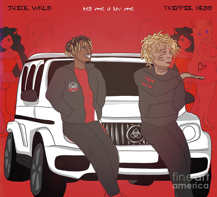 N-10 Juice Wrld Trippie Redd Poster New Hip Hop Rapper Wall Decor 