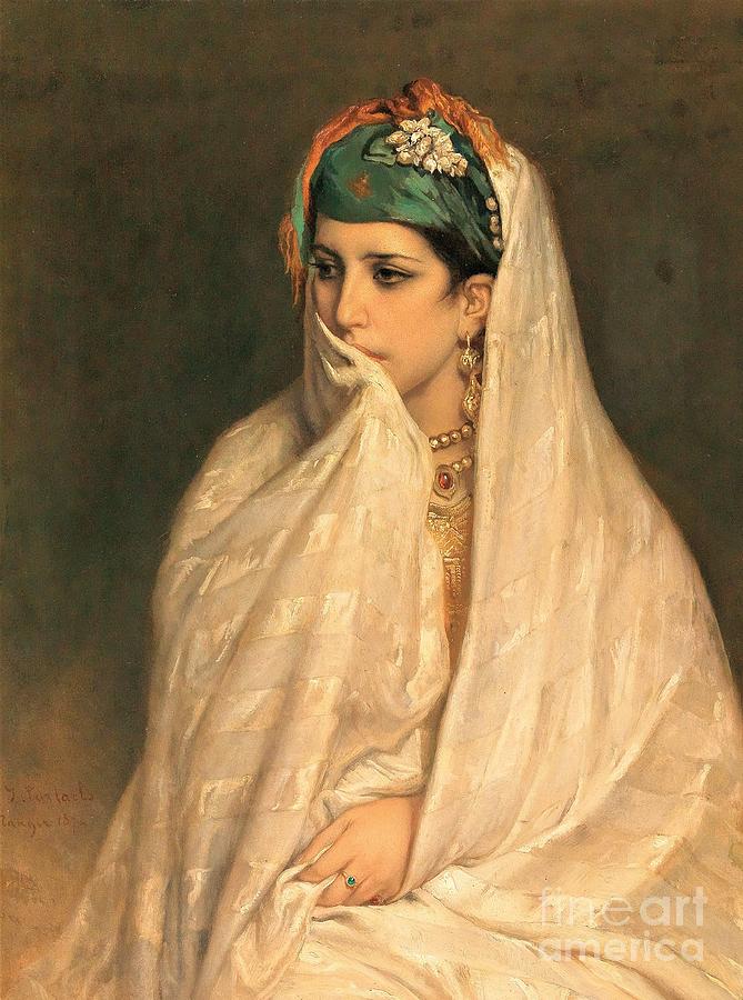 Juive de Tanger  Painting by Thea Recuerdo