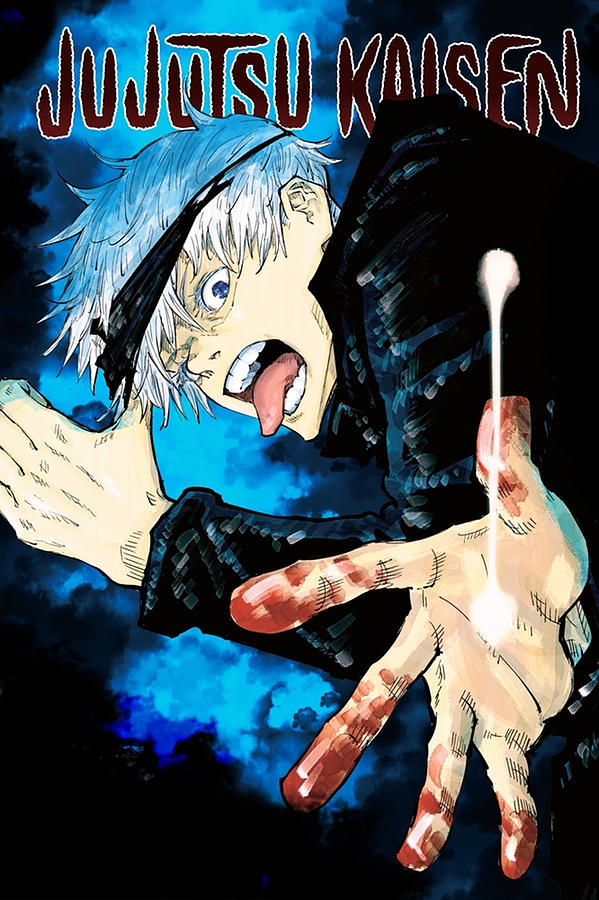 Jujutsu Kaisen Cover - Gojo Satoru Digital Art By William Stratton