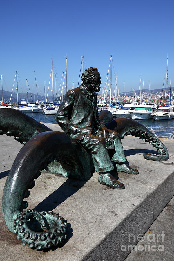 Jules Verne Monument Vigo Spain Photograph by James Brunker - Pixels