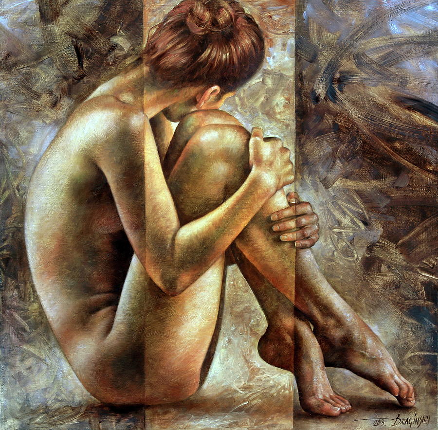Nude Painting -  Julia by Arthur Braginsky