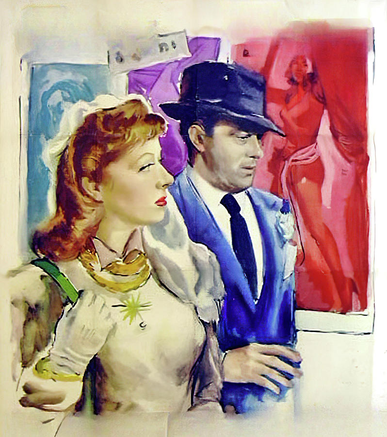 Julia Misbehaves, 1948, movie poster painting Painting by Movie World Posters