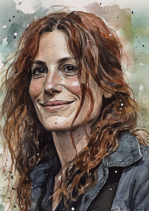 Julia Roberts Digital Art by Thuy Dinh Thi - Fine Art America