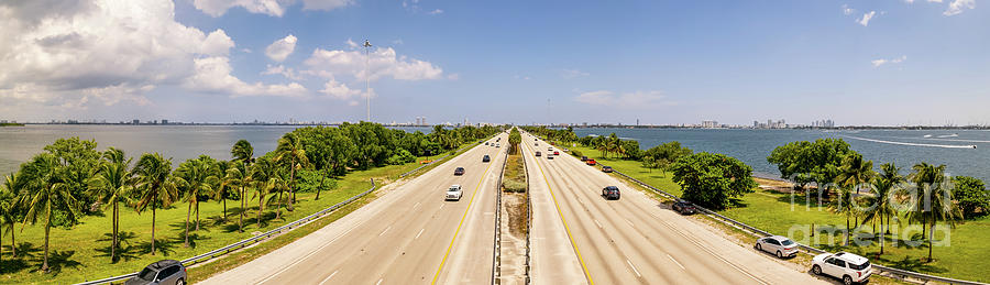 Julia Tuttle Causeway Miami Beach FL Photograph by Felix Mizioznikov ...