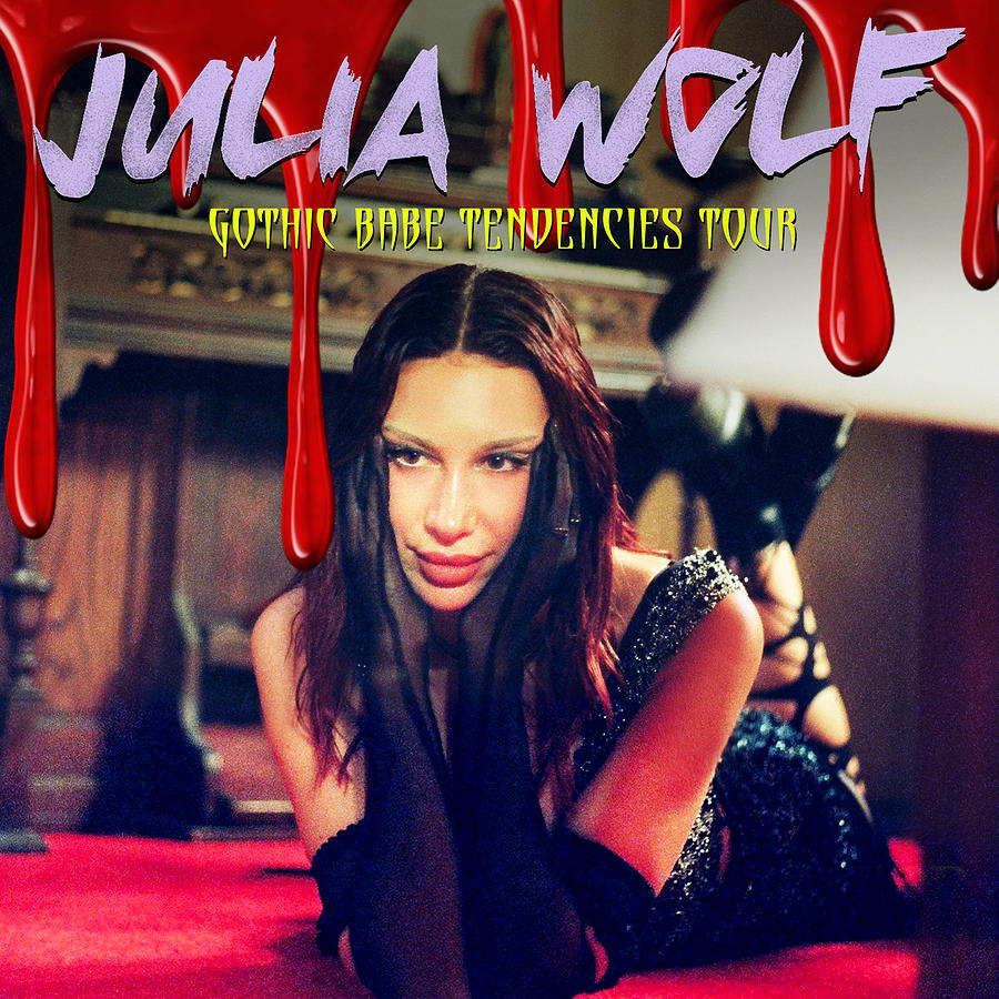 Julia Wolf Gothic Babe Tendencies Tour 2023 Iy22 Digital Art by Indah
