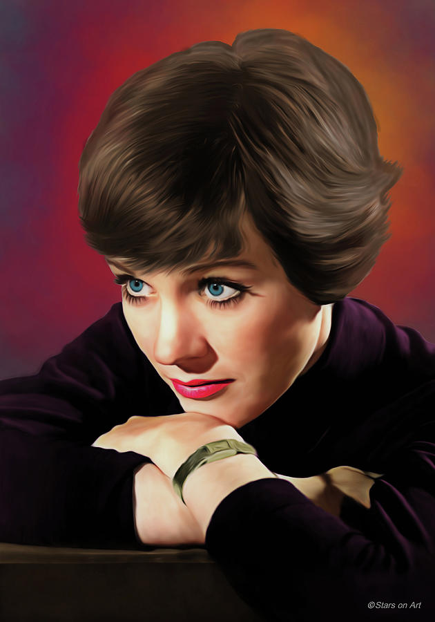 Julie Andrews illustration Digital Art by Movie World Posters