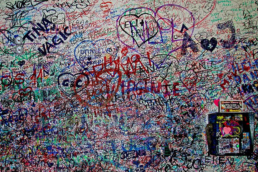 Juliet's Wall, Verona, Italy. Photograph by Joe Vella - Fine Art America