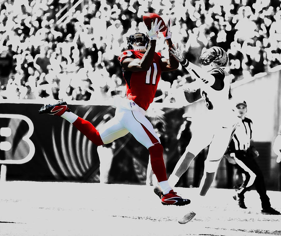 Larry Fitzgerald Mixed Media - Julio Jones  by Brian Reaves