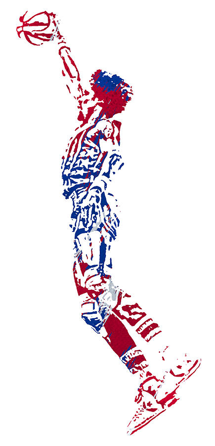 Julius Erving PHILADELPHIA SIXERS PIXEL ART 1 T-Shirt by Joe Hamilton -  Pixels