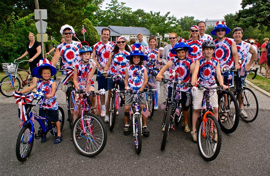 July Fourth Bike Parade Cape May Photograph by Blair Seitz