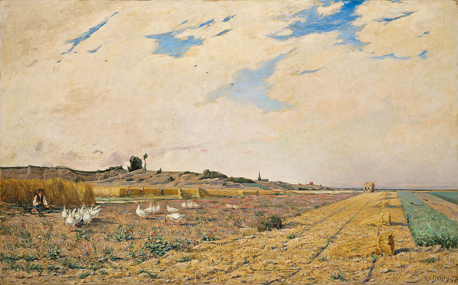 July Painting by Hippolyte-Camille Delpy