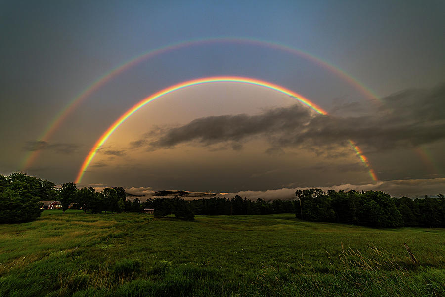 July Rainbow Photograph by Tim Kirchoff
