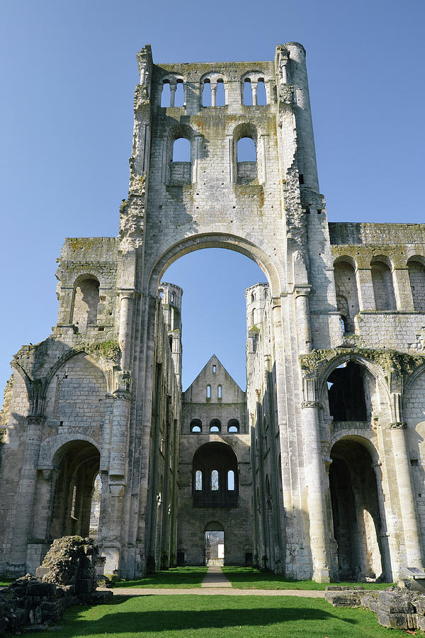 Jumieges Abbey Medieval Ruins Normandy France Photograph by Shawn OBrien