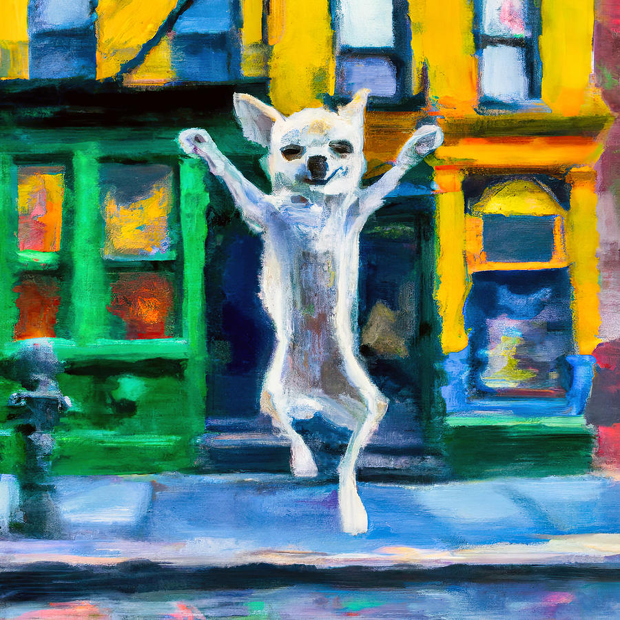Jump Jump Jump For Joy Painting by Hillary Kladke