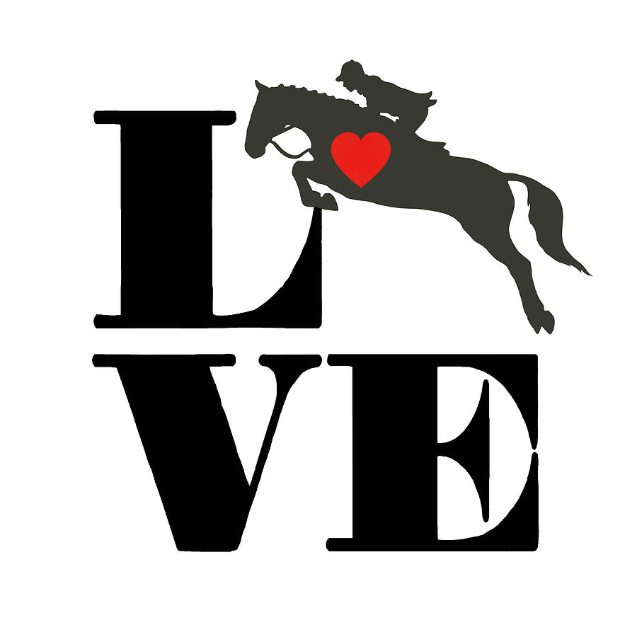Jumping Love Photograph by Dressage Design