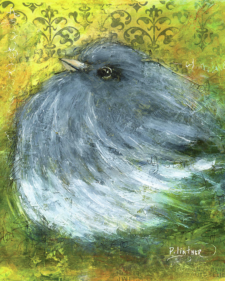 Junco Painting by Patricia Lintner
