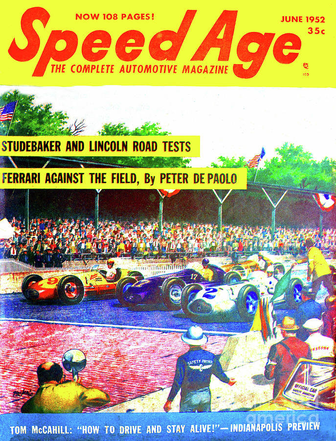 June 1952 Speed Age Magazine Photograph