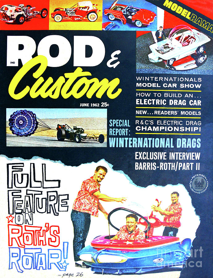 June 1962 Rod and Custom Magazine Photograph by David Lee Thompson