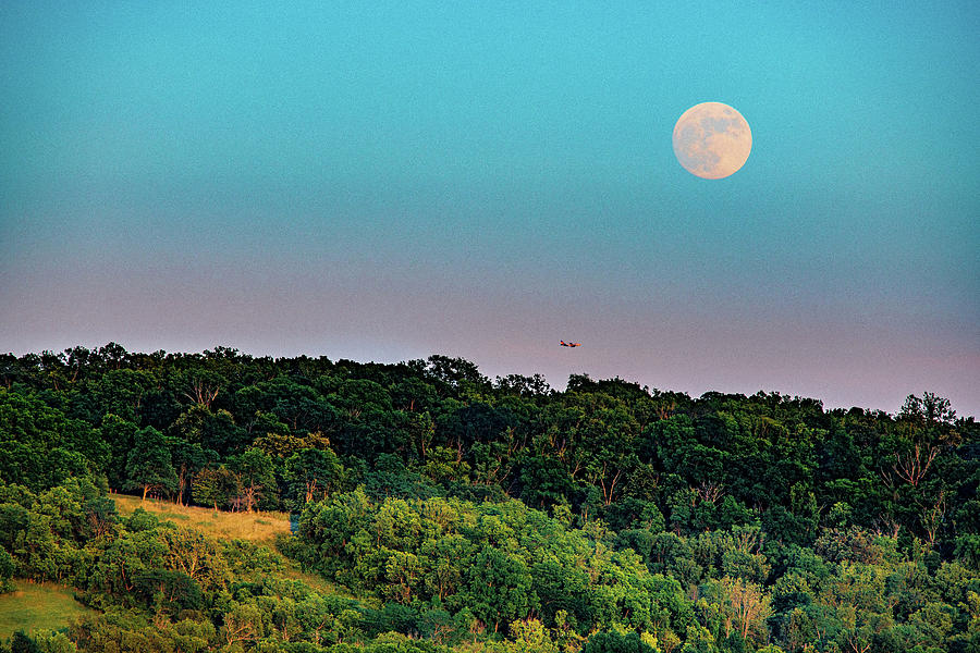 June 2021 Supermoon In Ohio Photograph by Dave Morgan