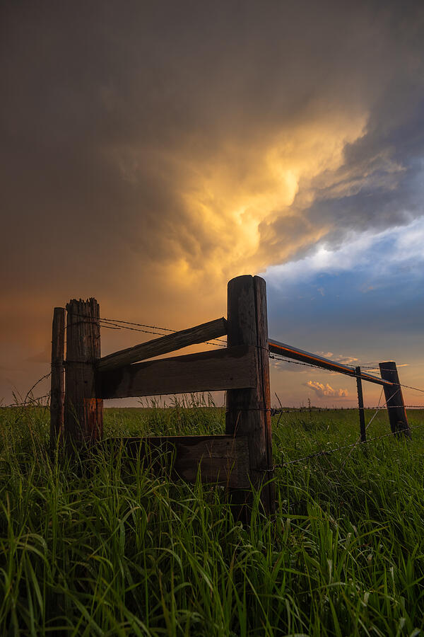 June 2nd 2024 Storm Post Photograph by Aaron J Groen June 2nd 2024 Storm Post Photograph by Aaron J Groen