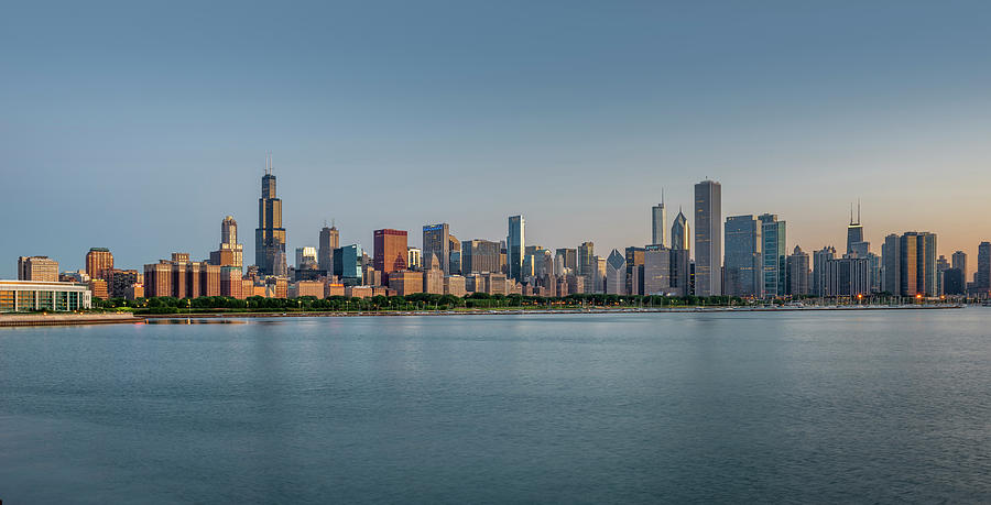 June 3rd 2014 Chicago Skyline Photograph