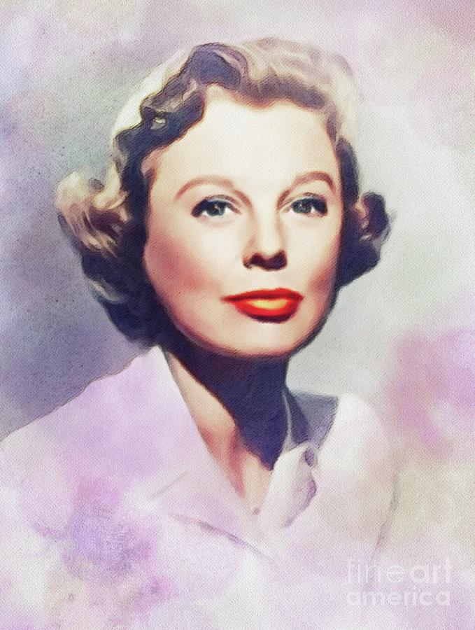 June Allyson, Movie Legend Painting