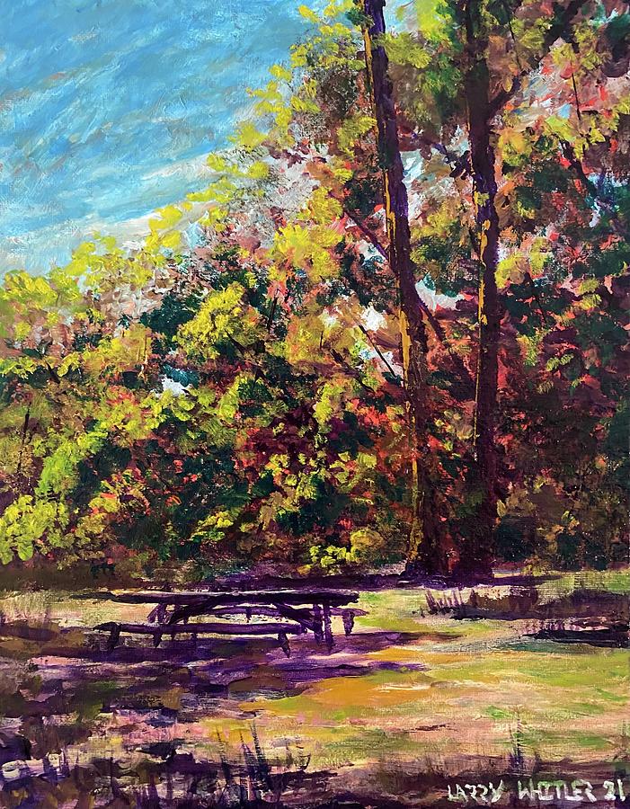 June Picnic Painting by Larry Whitler